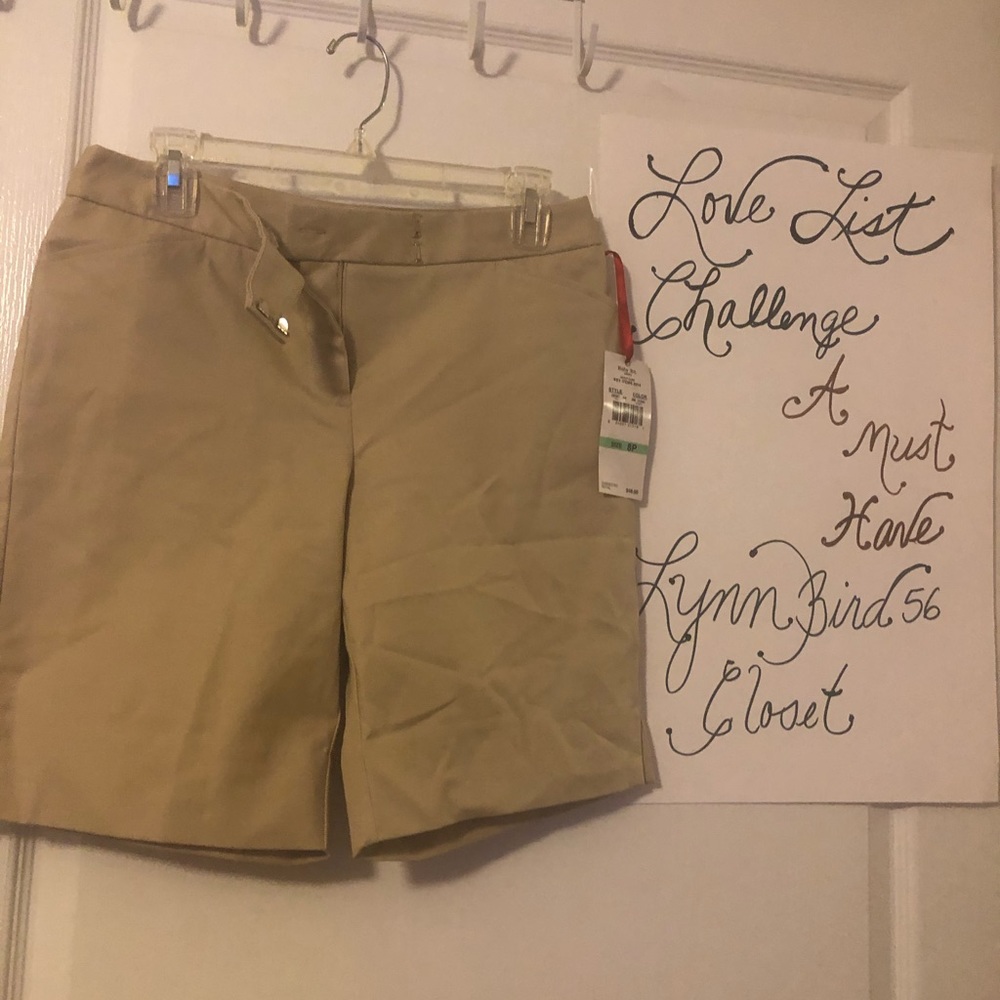 NEW Ruby Red Chino Shorts.   7/2020